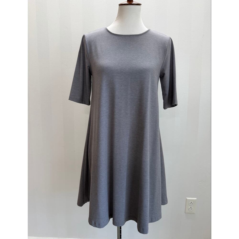 Old Navy Gray Swing Dress Sz S
